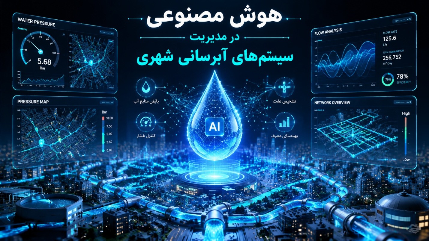 هوش مصنوعی در مدیریت سیستم‌های آبرسانی شهری