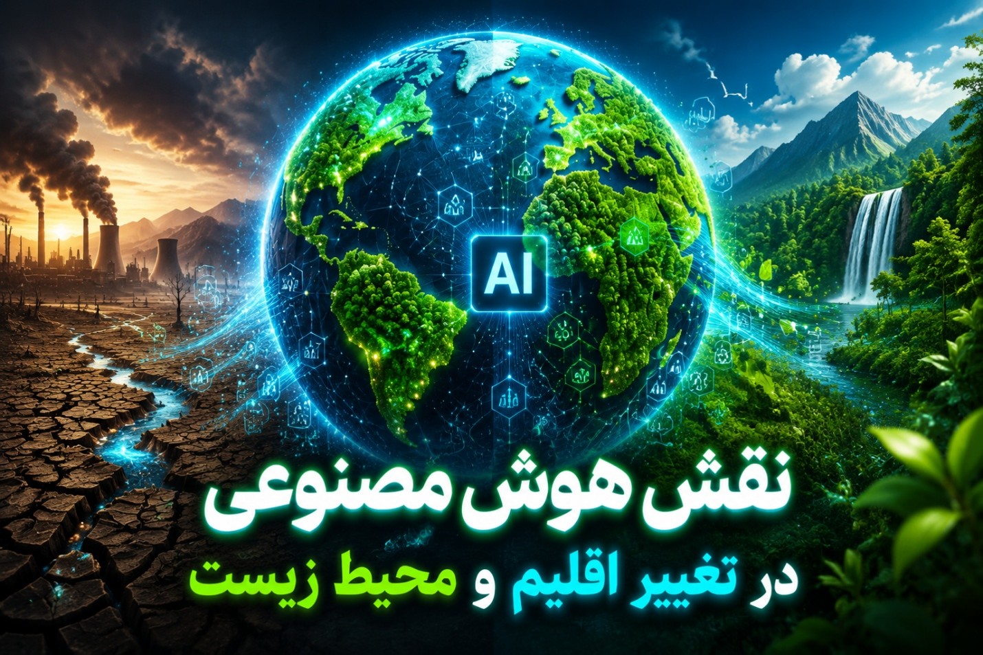 نقش هوش مصنوعی در تغییر اقلیم و محیط زیست