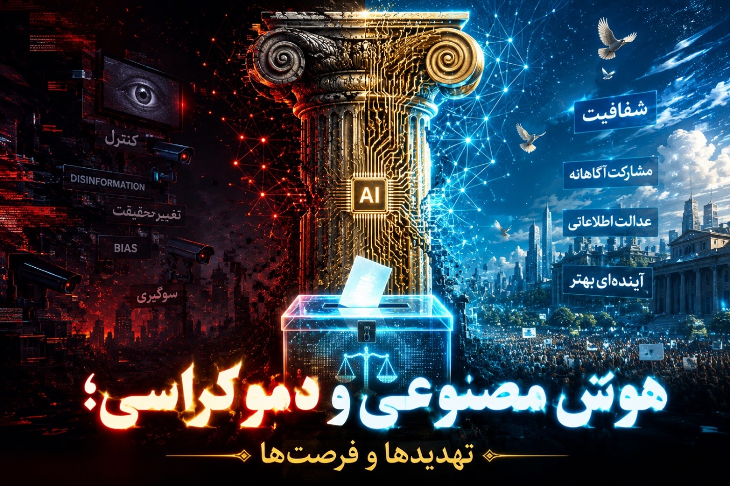 هوش مصنوعی و دموکراسی؛ تهدیدها و فرصت‌ها