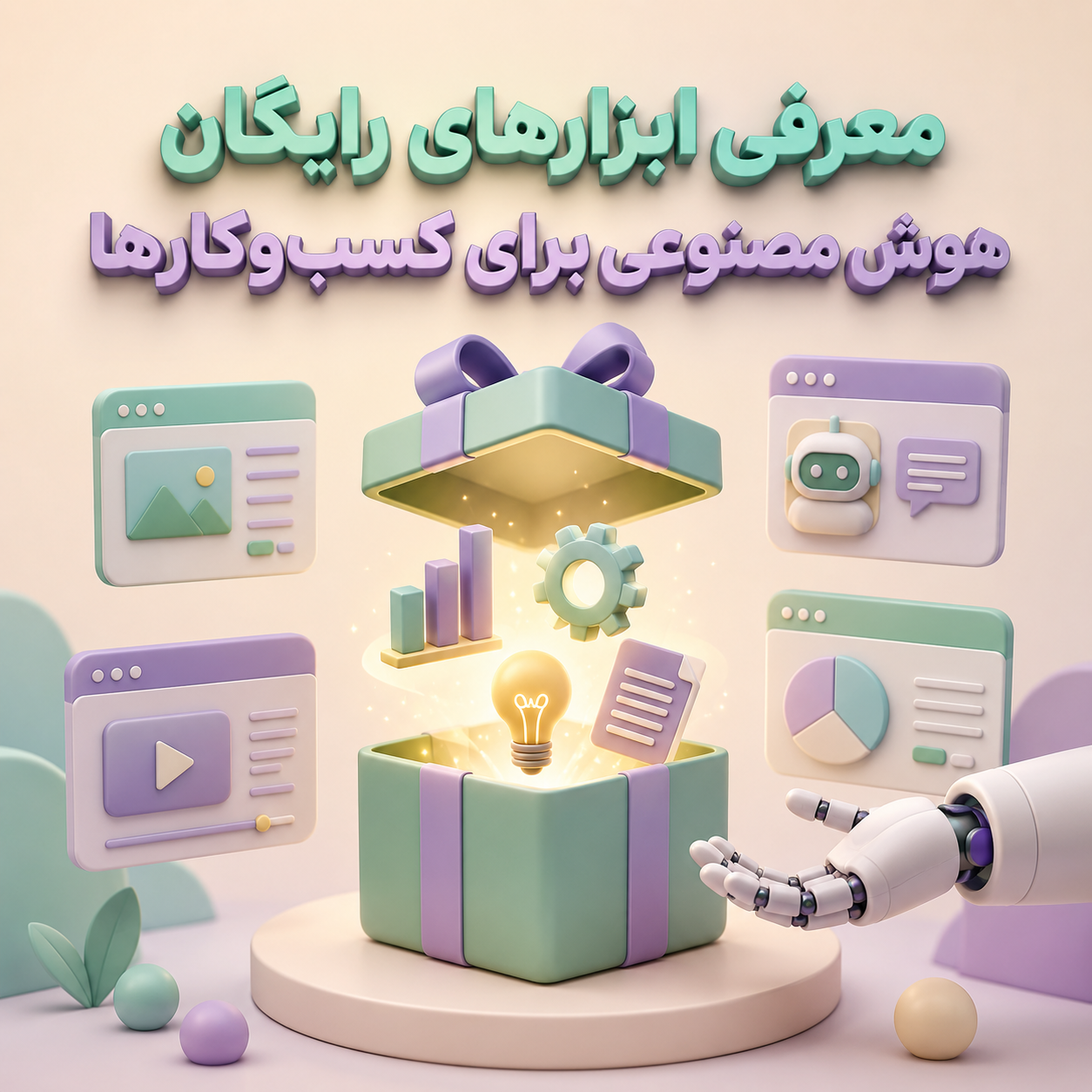 معرفی ابزارهای رایگان هوش مصنوعی برای کسب‌وکارها
