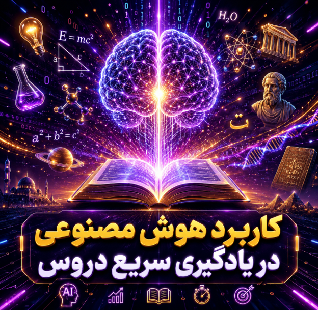 کاربرد هوش مصنوعی در یادگیری سریع دروس
