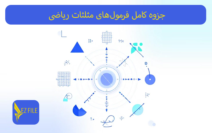 جزوه کامل فرمول‌های مثلثات ریاضی