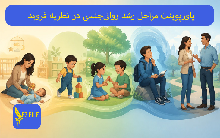 پاورپوینت مراحل رشد روانی‌جنسی در نظریه فروید