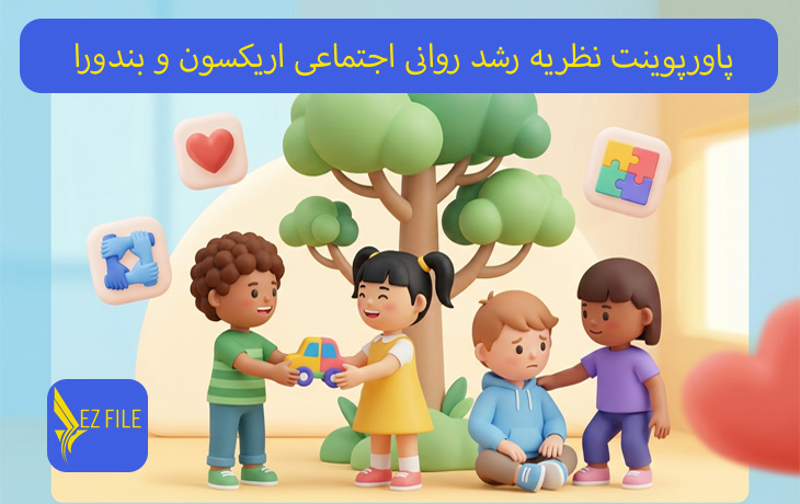 پاورپوینت نظریه رشد روانی اجتماعی اریکسون و بندورا