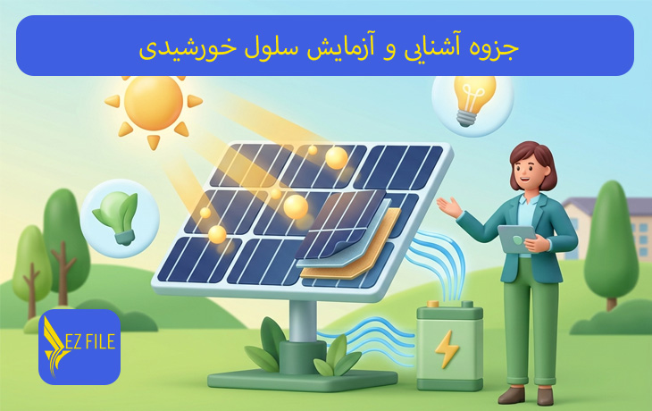 جزوه آشنایی و آزمایش سلول خورشیدی